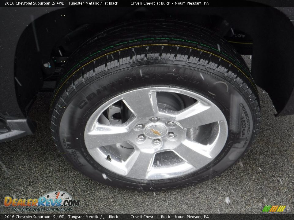 2016 Chevrolet Suburban LS 4WD Tungsten Metallic / Jet Black Photo #4