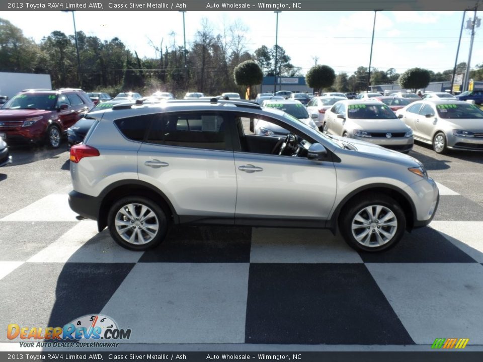 2013 Toyota RAV4 Limited AWD Classic Silver Metallic / Ash Photo #3