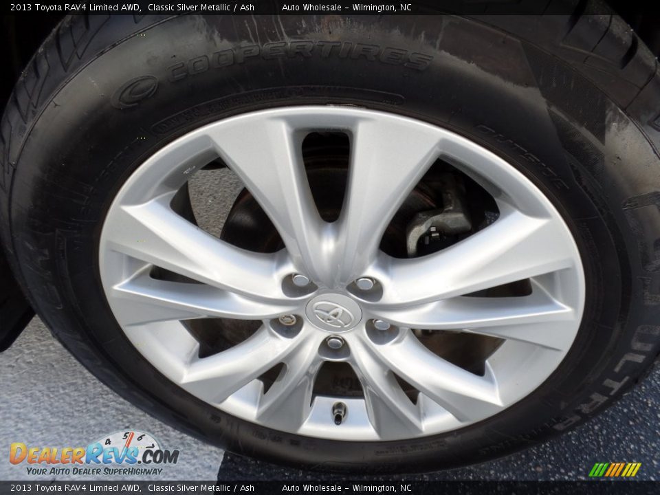 2013 Toyota RAV4 Limited AWD Classic Silver Metallic / Ash Photo #7