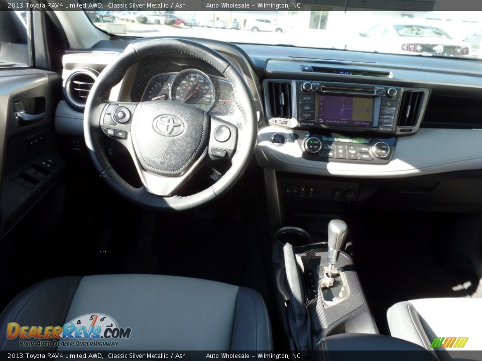 2013 Toyota RAV4 Limited AWD Classic Silver Metallic / Ash Photo #15