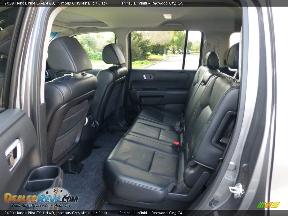 2009 Honda Pilot EX-L 4WD Nimbus Gray Metallic / Black Photo #5
