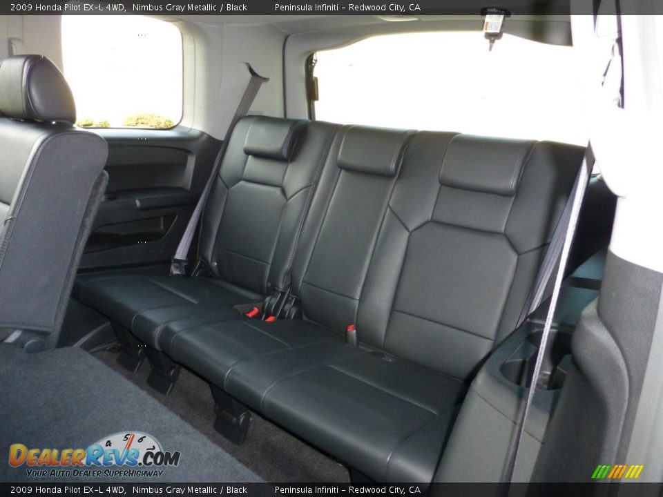 2009 Honda Pilot EX-L 4WD Nimbus Gray Metallic / Black Photo #6