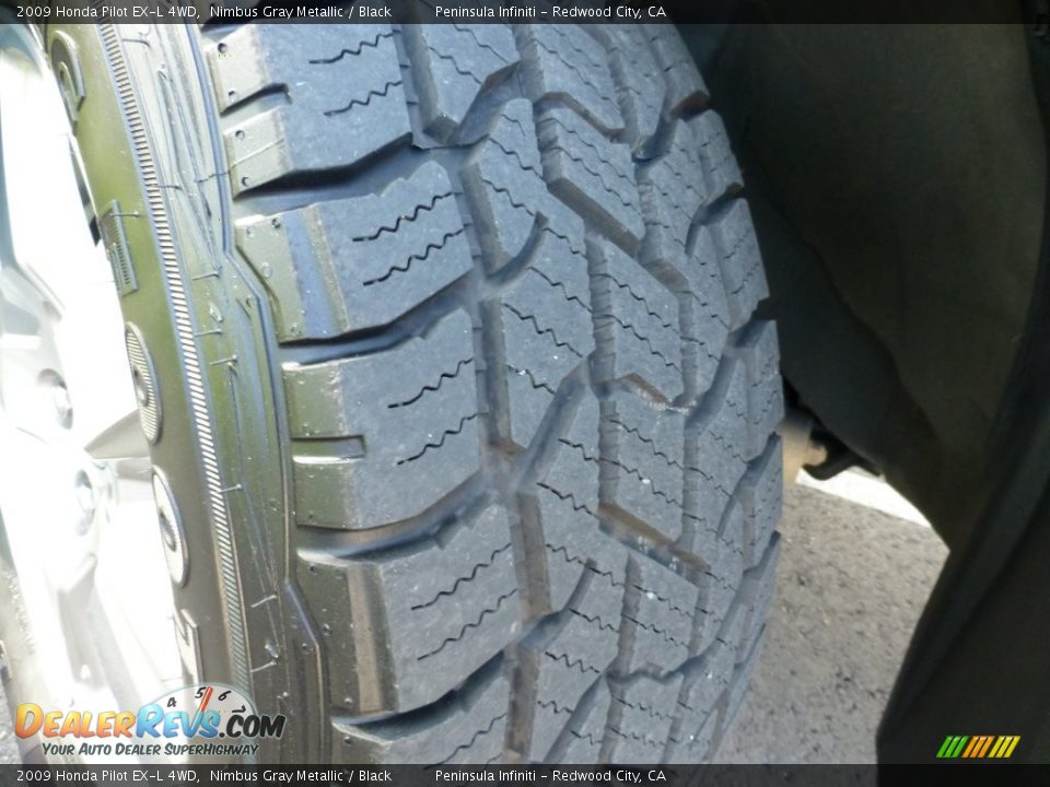 2009 Honda Pilot EX-L 4WD Nimbus Gray Metallic / Black Photo #9