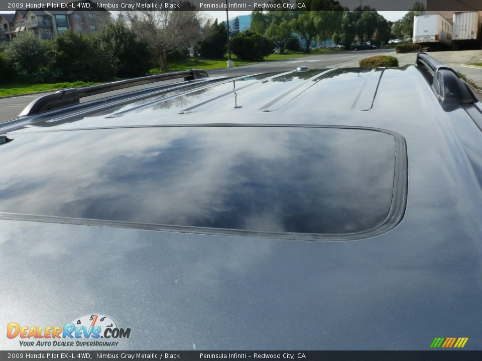 2009 Honda Pilot EX-L 4WD Nimbus Gray Metallic / Black Photo #15