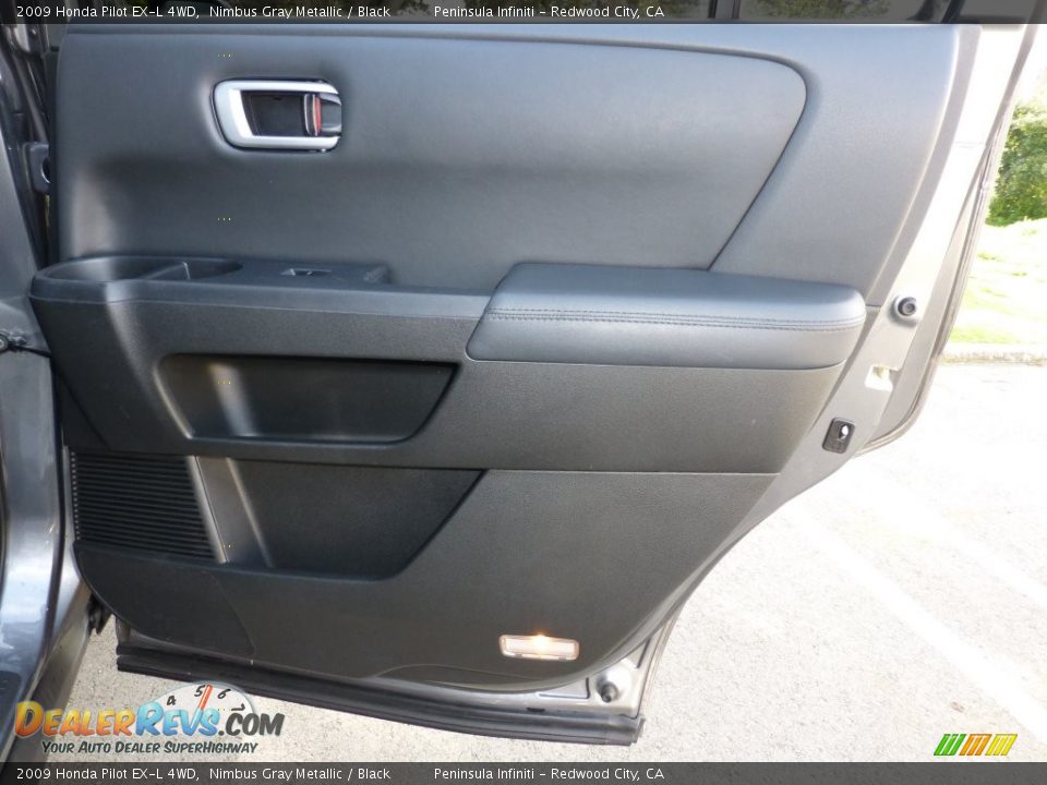 2009 Honda Pilot EX-L 4WD Nimbus Gray Metallic / Black Photo #19