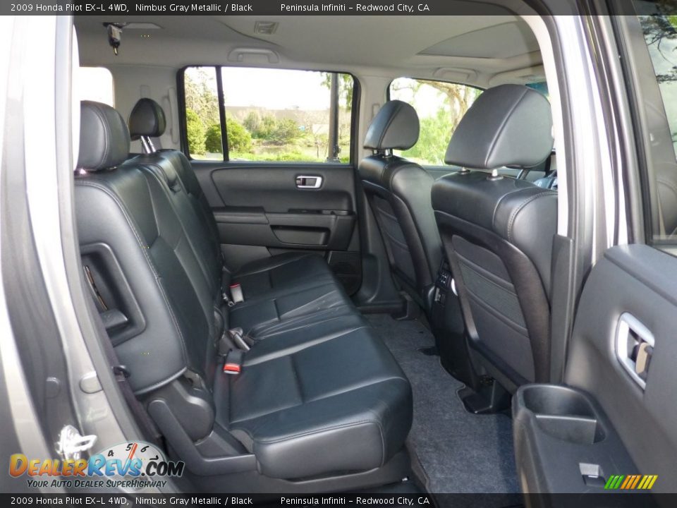 2009 Honda Pilot EX-L 4WD Nimbus Gray Metallic / Black Photo #20