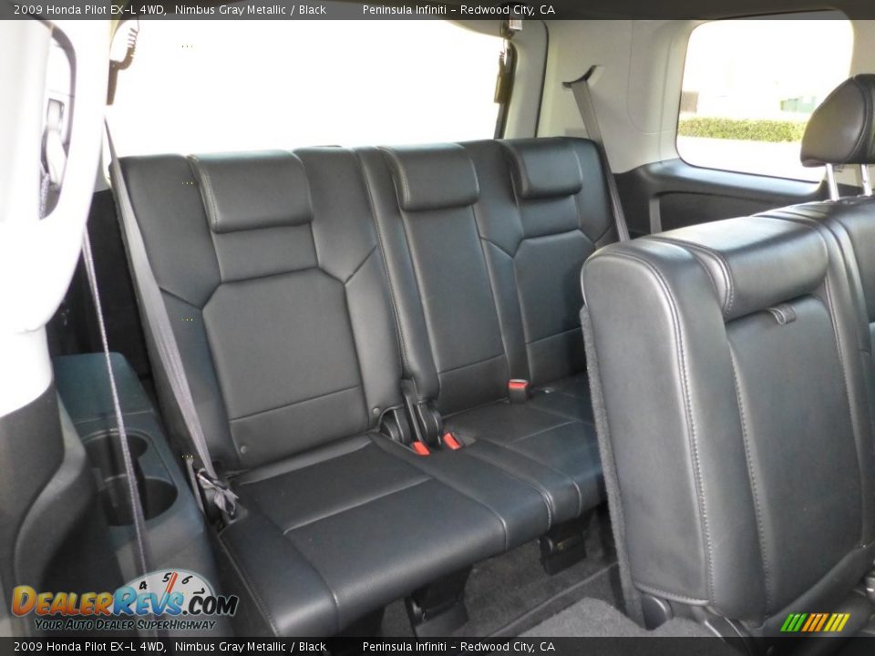 2009 Honda Pilot EX-L 4WD Nimbus Gray Metallic / Black Photo #21