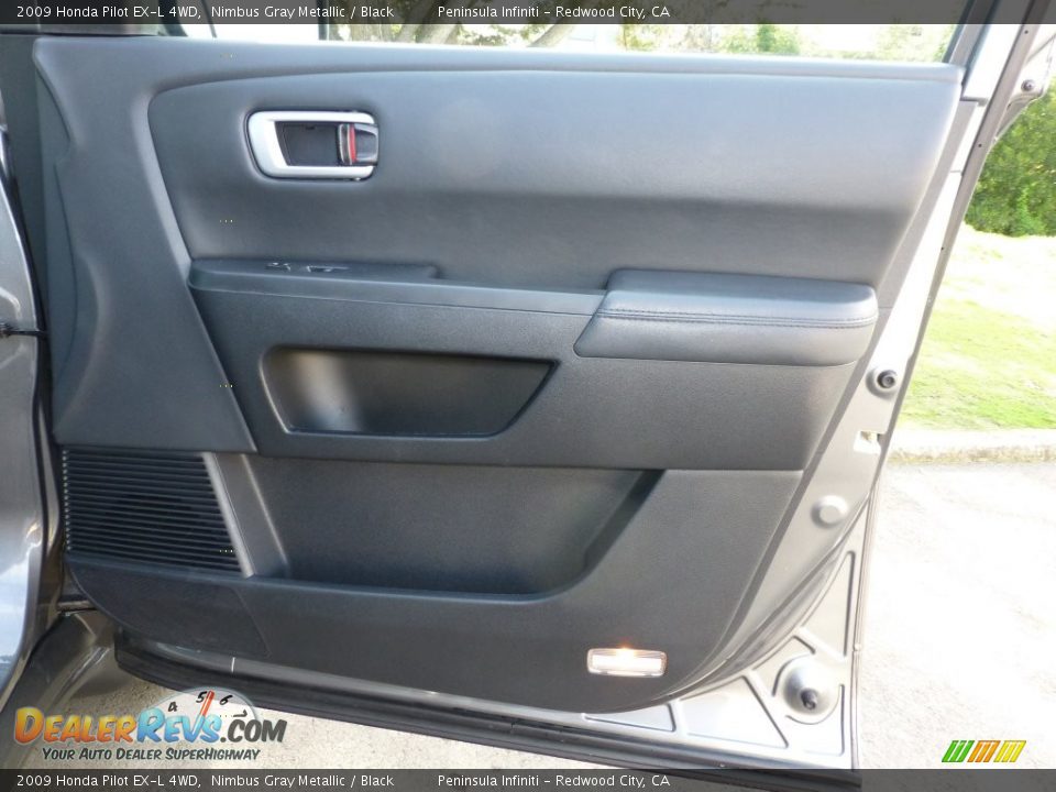 2009 Honda Pilot EX-L 4WD Nimbus Gray Metallic / Black Photo #22
