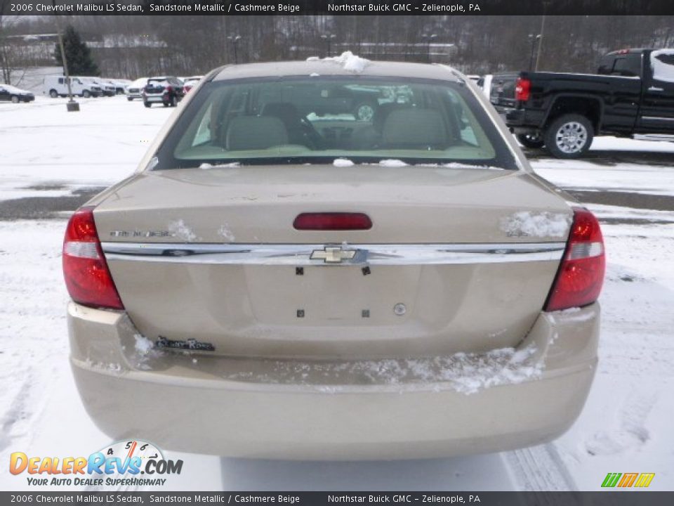 2006 Chevrolet Malibu LS Sedan Sandstone Metallic / Cashmere Beige Photo #6