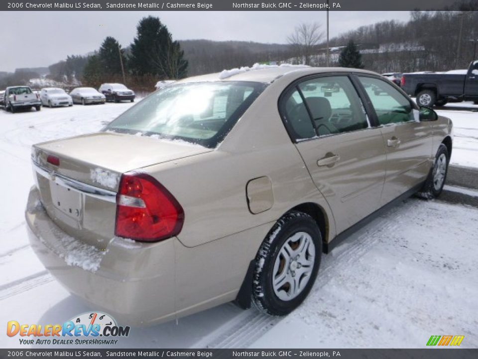 2006 Chevrolet Malibu LS Sedan Sandstone Metallic / Cashmere Beige Photo #7