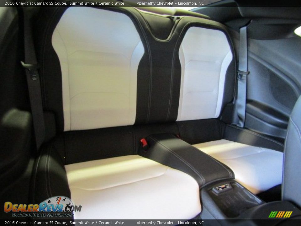 Rear Seat of 2016 Chevrolet Camaro SS Coupe Photo #20