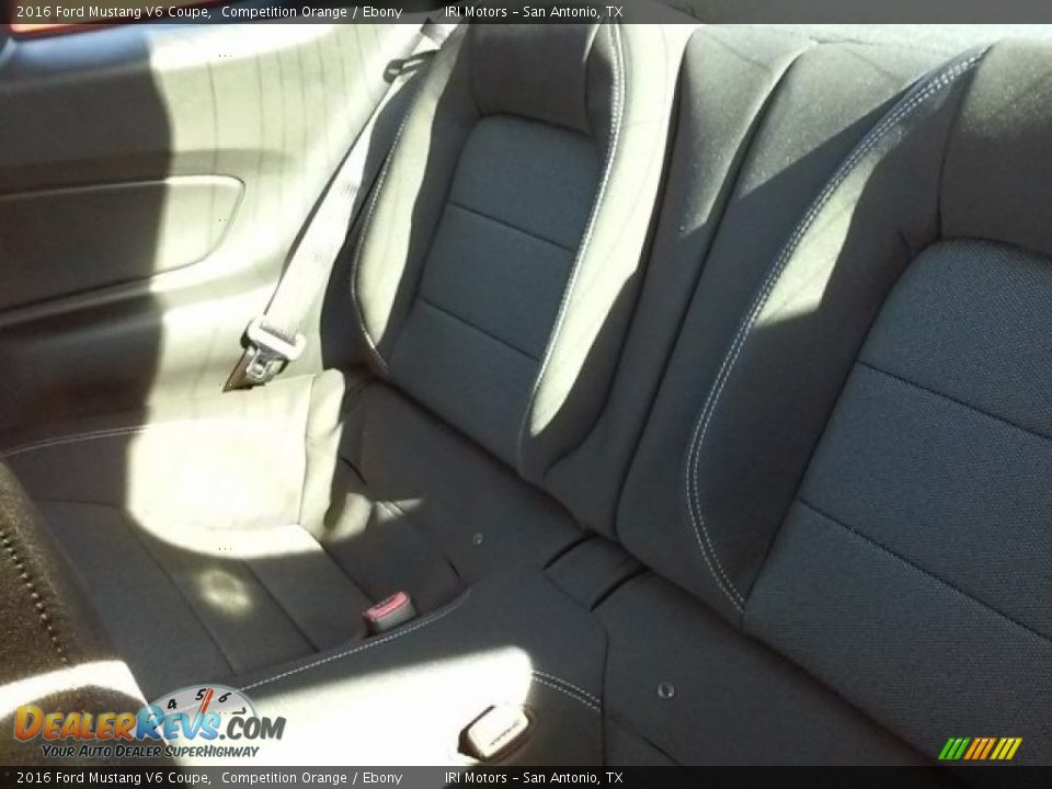 2016 Ford Mustang V6 Coupe Competition Orange / Ebony Photo #13