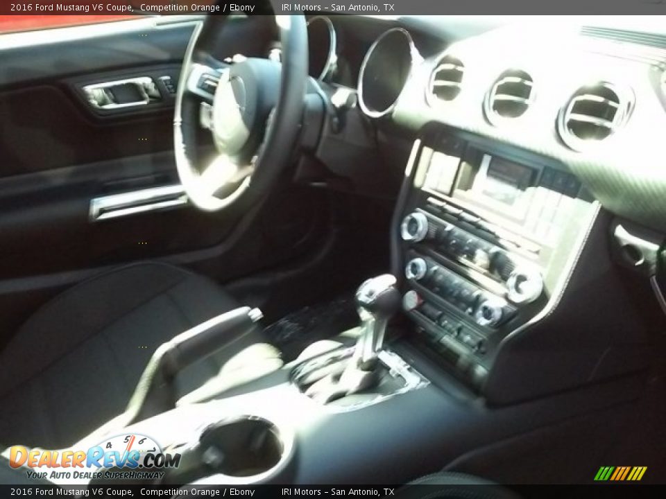 2016 Ford Mustang V6 Coupe Competition Orange / Ebony Photo #19
