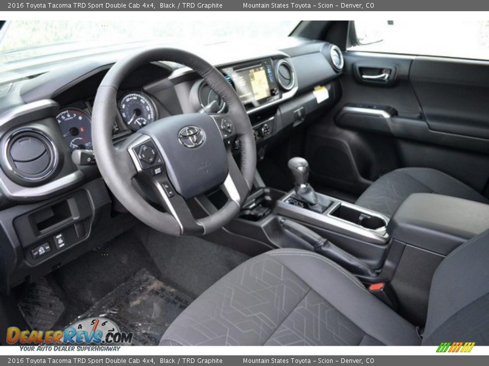 TRD Graphite Interior - 2016 Toyota Tacoma TRD Sport Double Cab 4x4 Photo #5