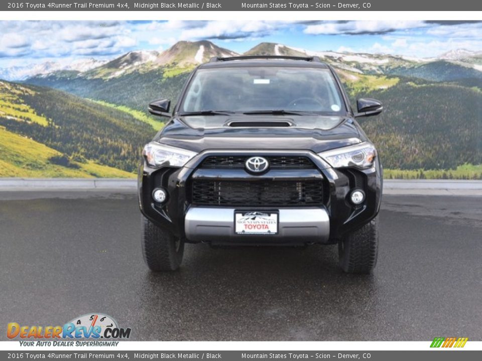 2016 Toyota 4Runner Trail Premium 4x4 Midnight Black Metallic / Black Photo #2