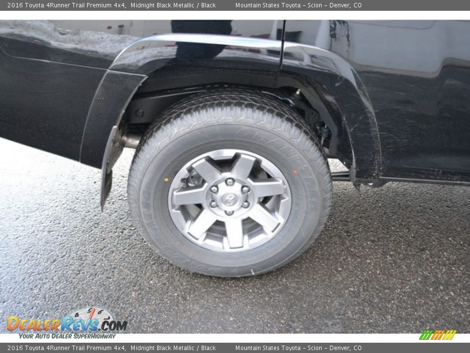 2016 Toyota 4Runner Trail Premium 4x4 Midnight Black Metallic / Black Photo #9