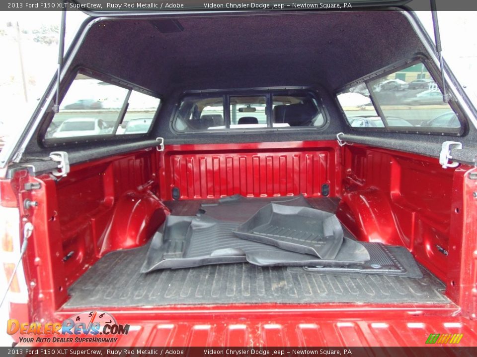 2013 Ford F150 XLT SuperCrew Ruby Red Metallic / Adobe Photo #11