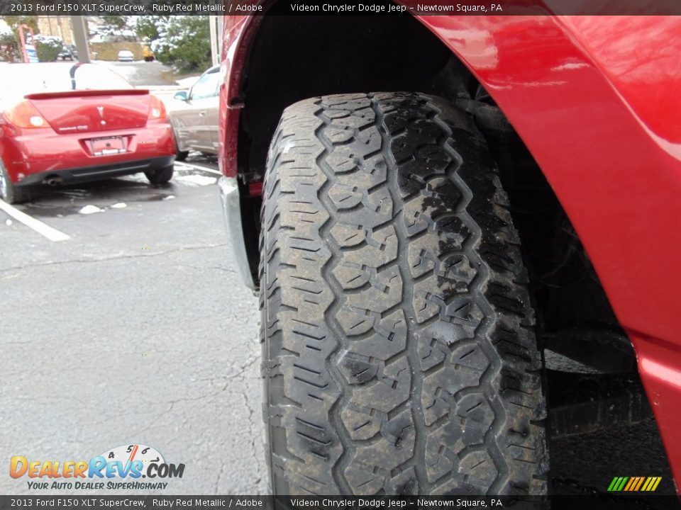 2013 Ford F150 XLT SuperCrew Ruby Red Metallic / Adobe Photo #15
