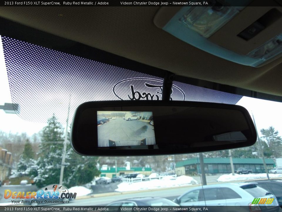 2013 Ford F150 XLT SuperCrew Ruby Red Metallic / Adobe Photo #26