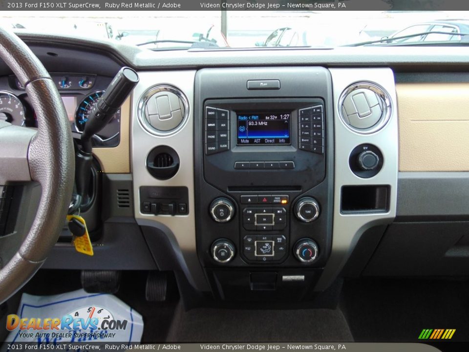 2013 Ford F150 XLT SuperCrew Ruby Red Metallic / Adobe Photo #27