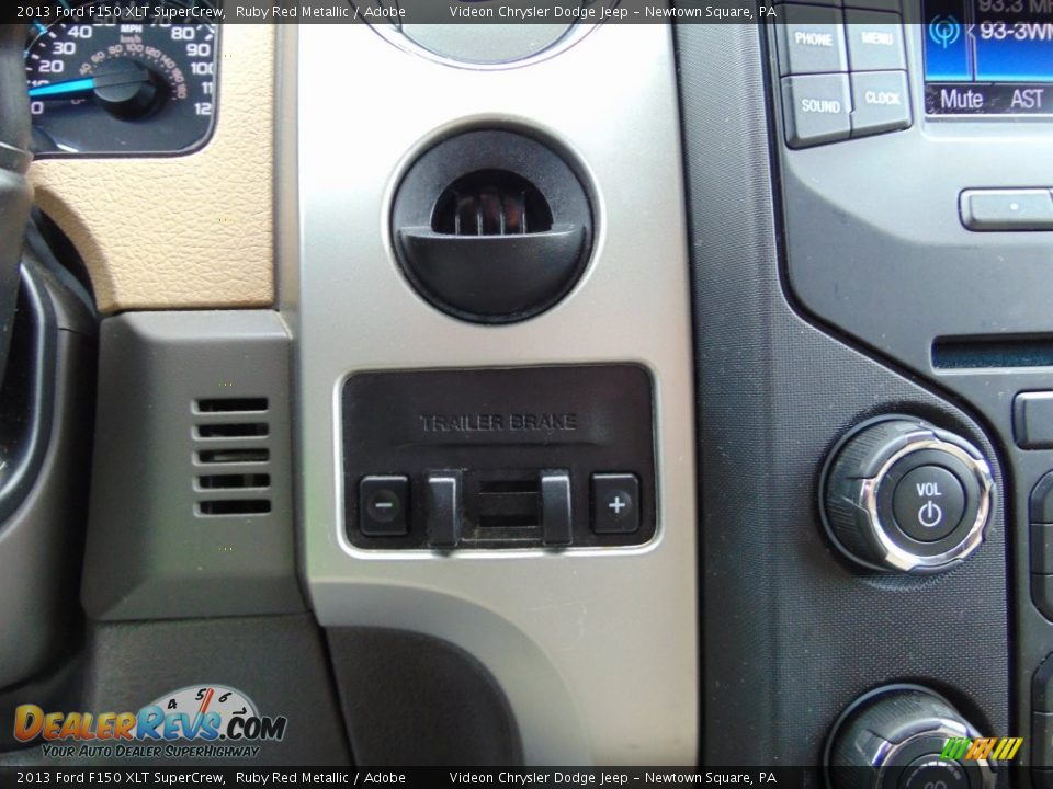 2013 Ford F150 XLT SuperCrew Ruby Red Metallic / Adobe Photo #29