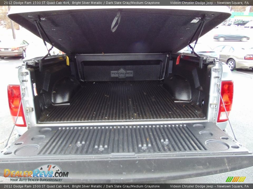 2012 Dodge Ram 1500 ST Quad Cab 4x4 Bright Silver Metallic / Dark Slate Gray/Medium Graystone Photo #11