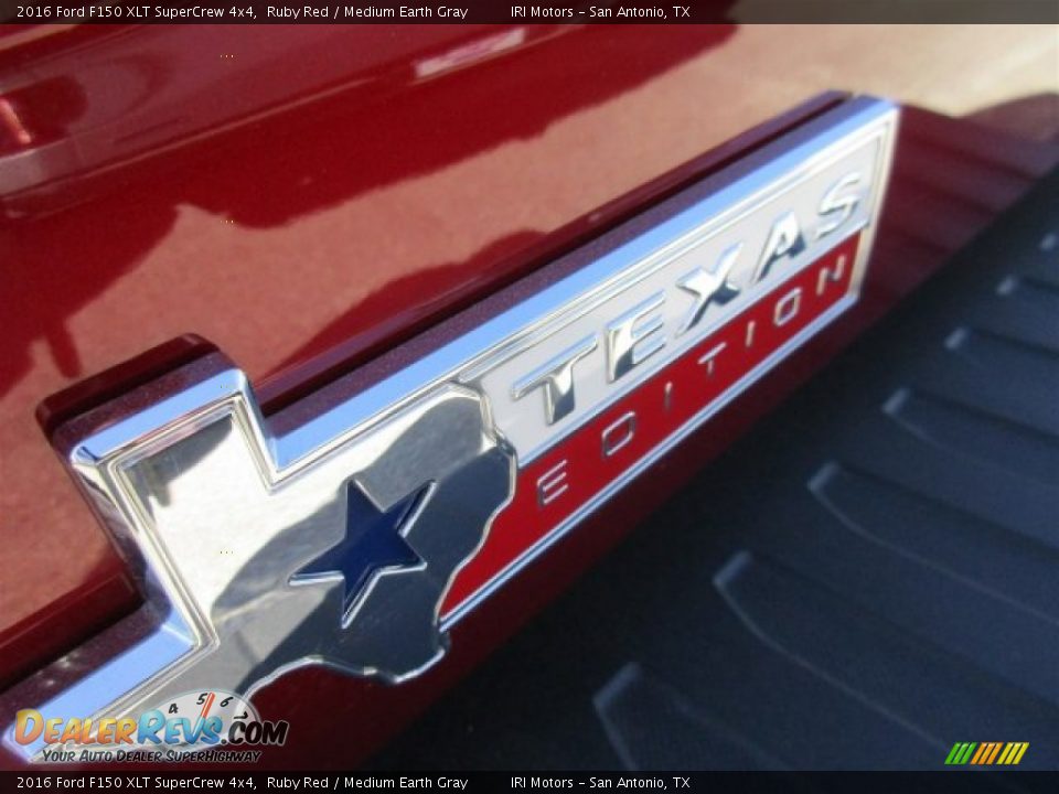 2016 Ford F150 XLT SuperCrew 4x4 Ruby Red / Medium Earth Gray Photo #6
