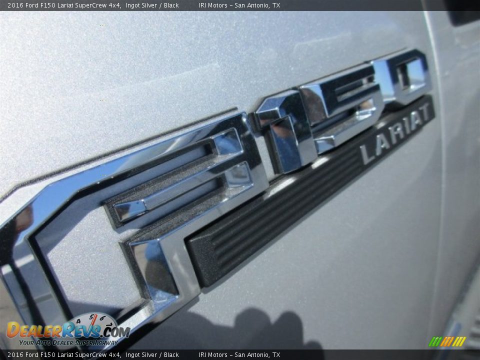 2016 Ford F150 Lariat SuperCrew 4x4 Ingot Silver / Black Photo #3