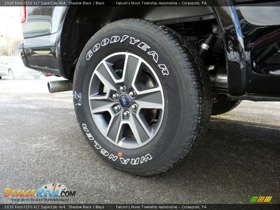 2016 Ford F150 XLT SuperCab 4x4 Shadow Black / Black Photo #4