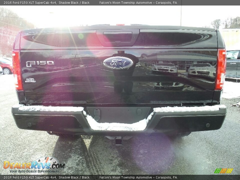 2016 Ford F150 XLT SuperCab 4x4 Shadow Black / Black Photo #5