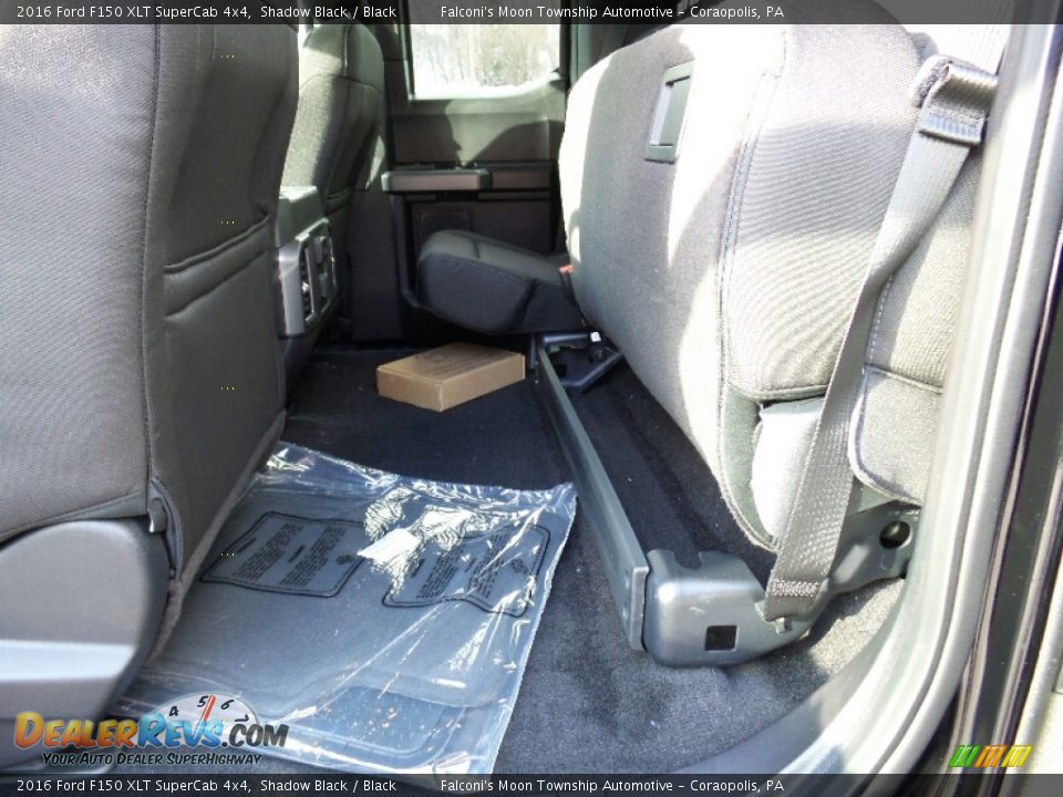 2016 Ford F150 XLT SuperCab 4x4 Shadow Black / Black Photo #8