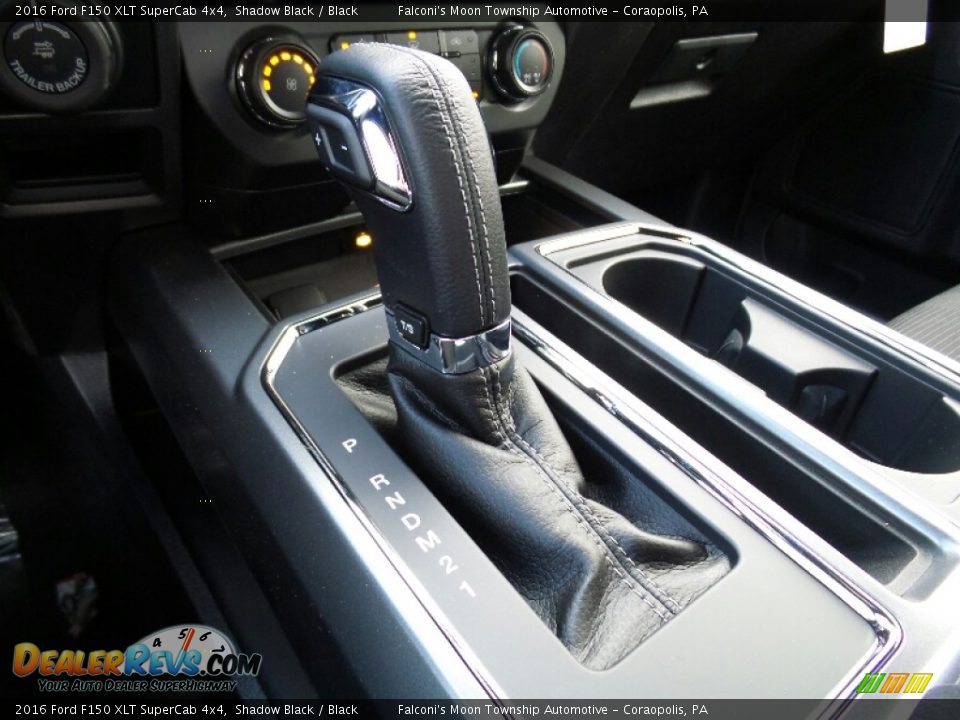 2016 Ford F150 XLT SuperCab 4x4 Shadow Black / Black Photo #12
