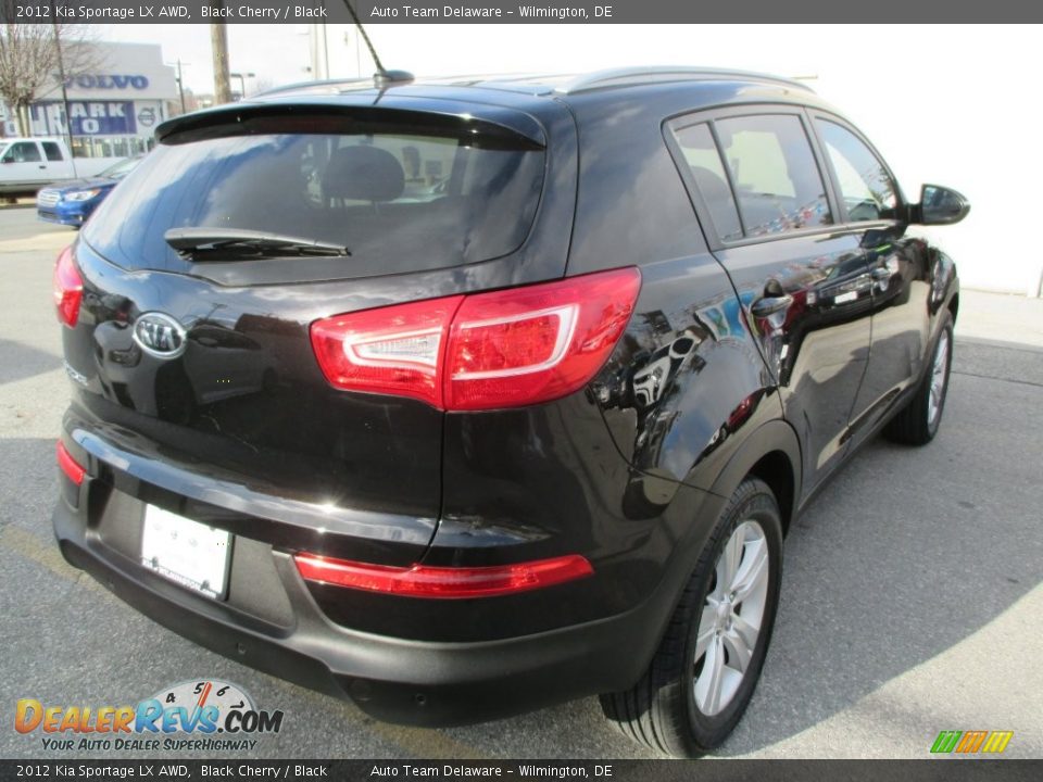 2012 Kia Sportage LX AWD Black Cherry / Black Photo #6
