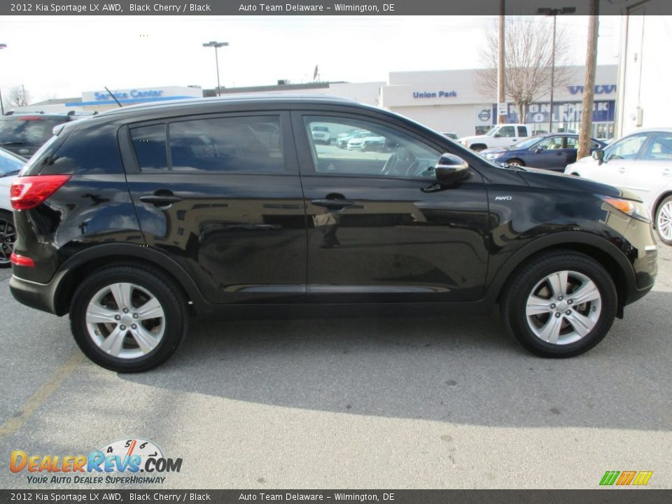 2012 Kia Sportage LX AWD Black Cherry / Black Photo #7