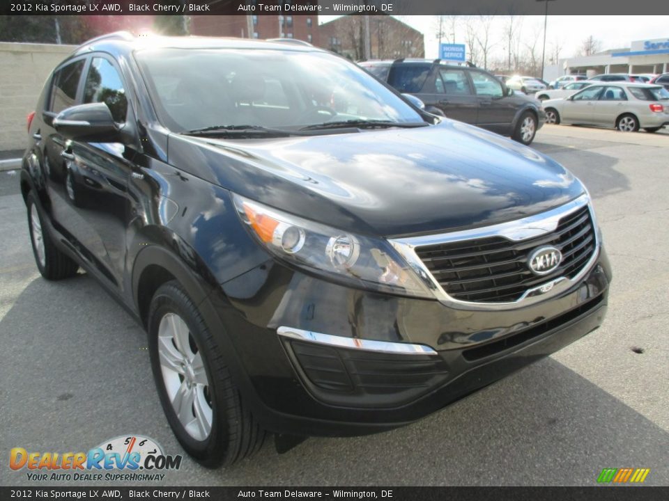 2012 Kia Sportage LX AWD Black Cherry / Black Photo #8