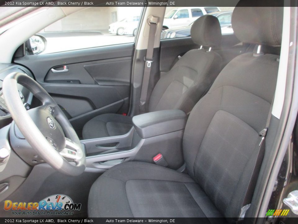 2012 Kia Sportage LX AWD Black Cherry / Black Photo #10