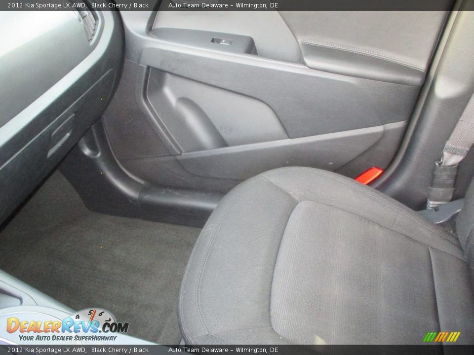2012 Kia Sportage LX AWD Black Cherry / Black Photo #16