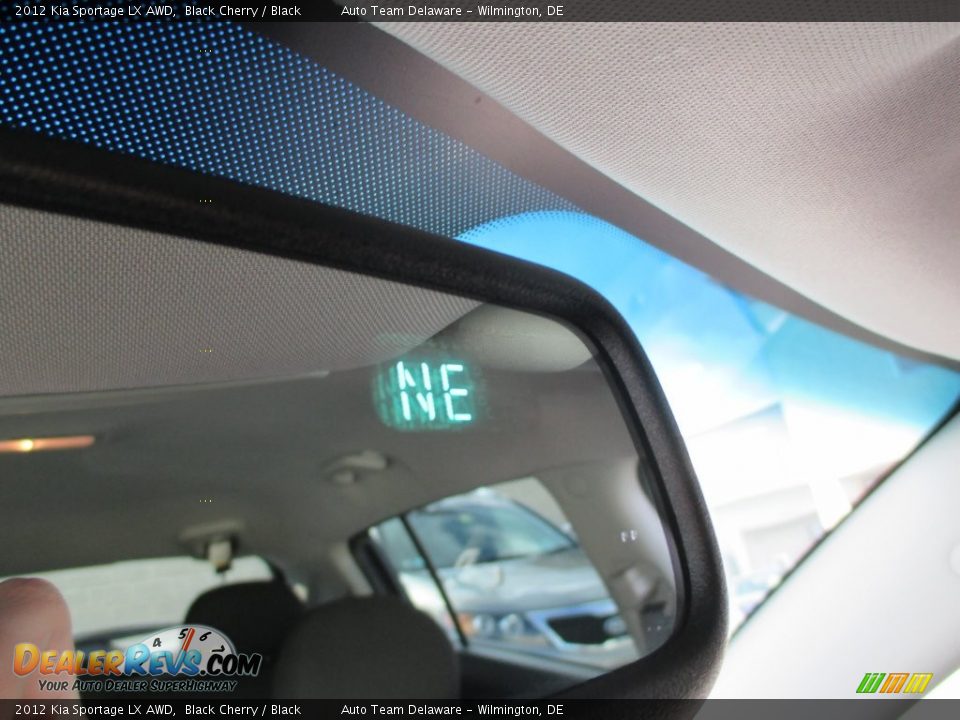 2012 Kia Sportage LX AWD Black Cherry / Black Photo #18