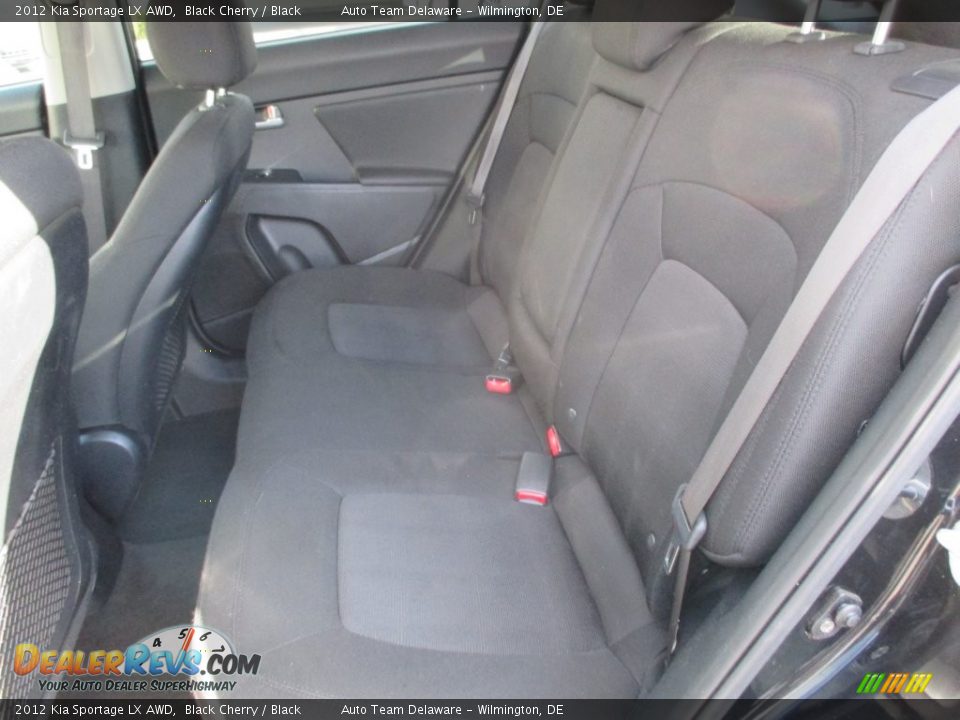 2012 Kia Sportage LX AWD Black Cherry / Black Photo #20