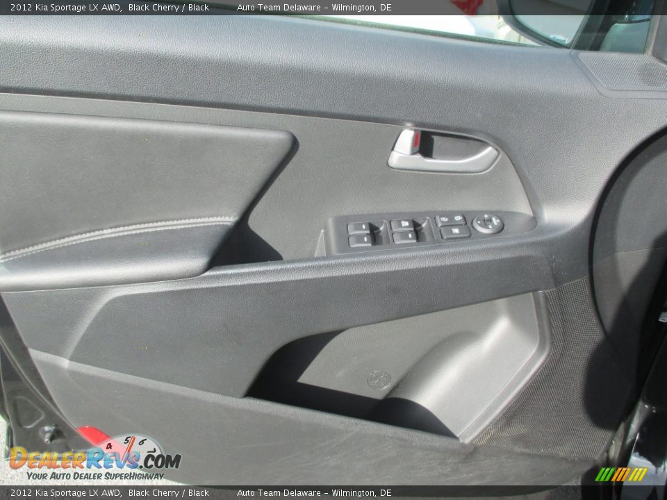 2012 Kia Sportage LX AWD Black Cherry / Black Photo #23