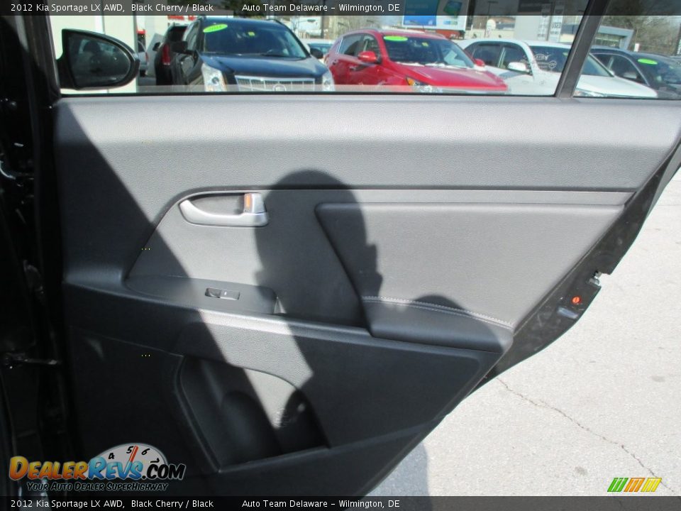 2012 Kia Sportage LX AWD Black Cherry / Black Photo #26