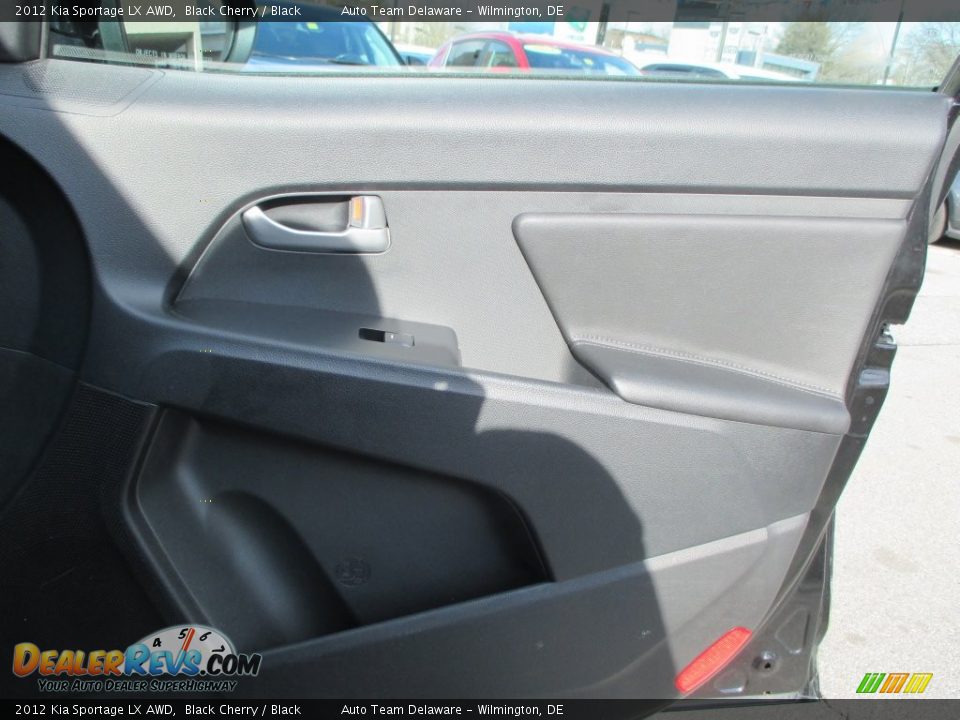 2012 Kia Sportage LX AWD Black Cherry / Black Photo #27