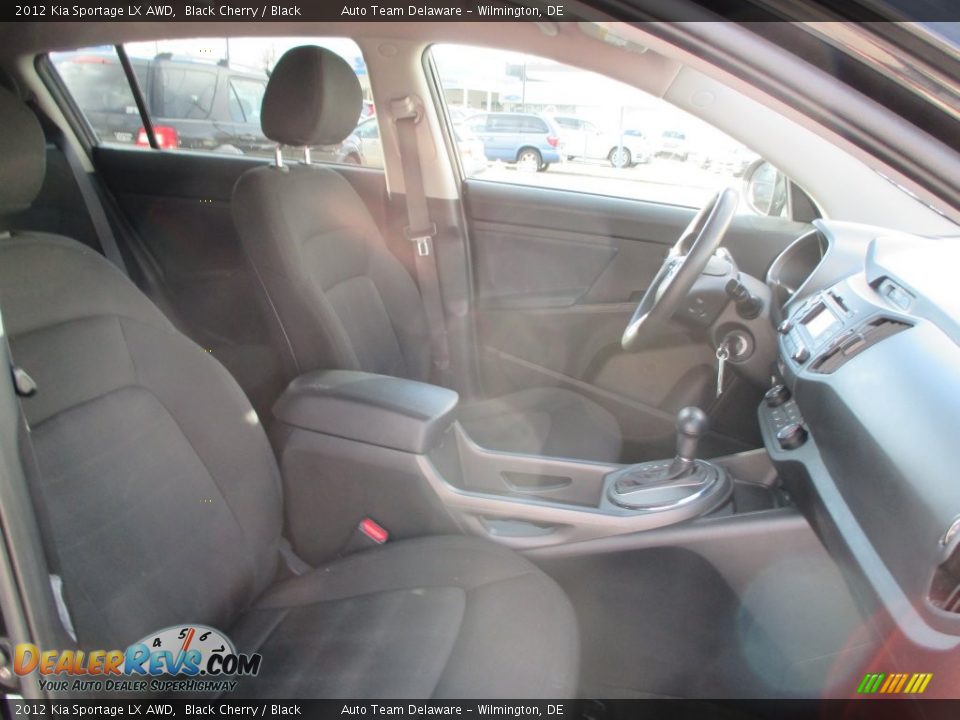 2012 Kia Sportage LX AWD Black Cherry / Black Photo #28
