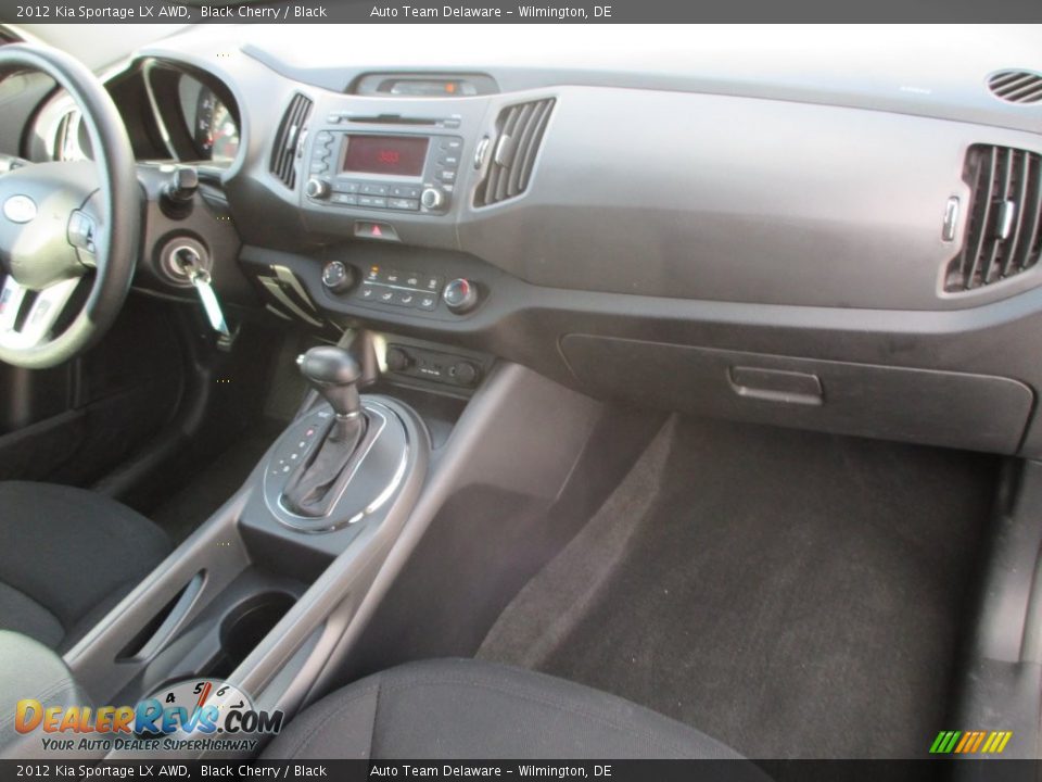 2012 Kia Sportage LX AWD Black Cherry / Black Photo #29