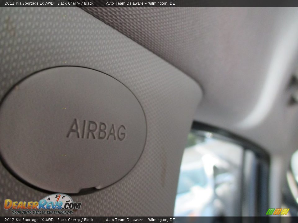 2012 Kia Sportage LX AWD Black Cherry / Black Photo #31