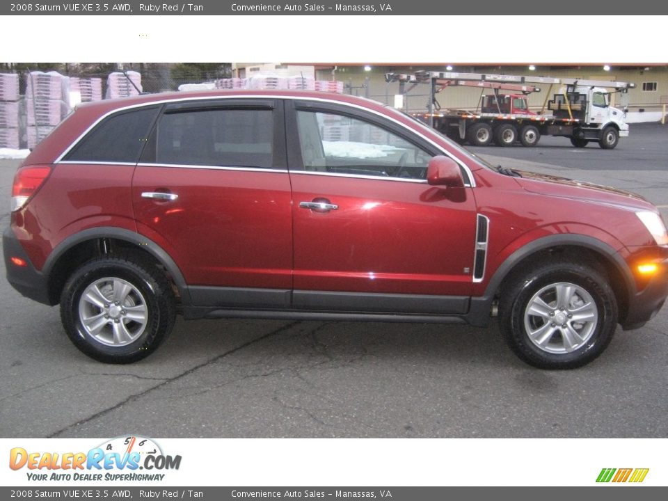 2008 Saturn VUE XE 3.5 AWD Ruby Red / Tan Photo #3