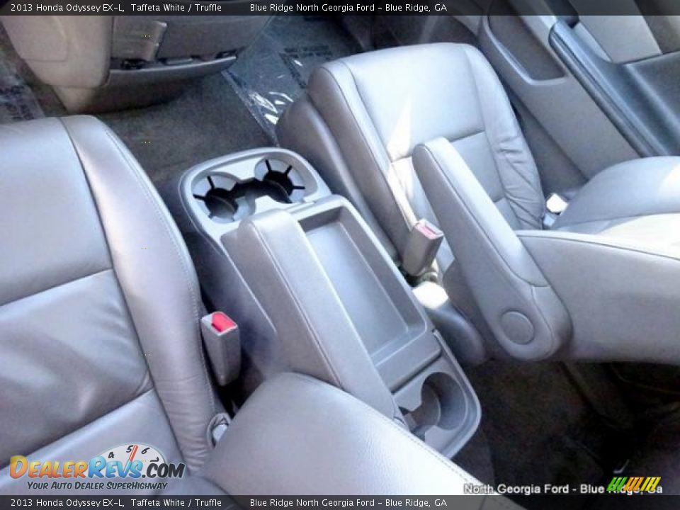 2013 Honda Odyssey EX-L Taffeta White / Truffle Photo #31