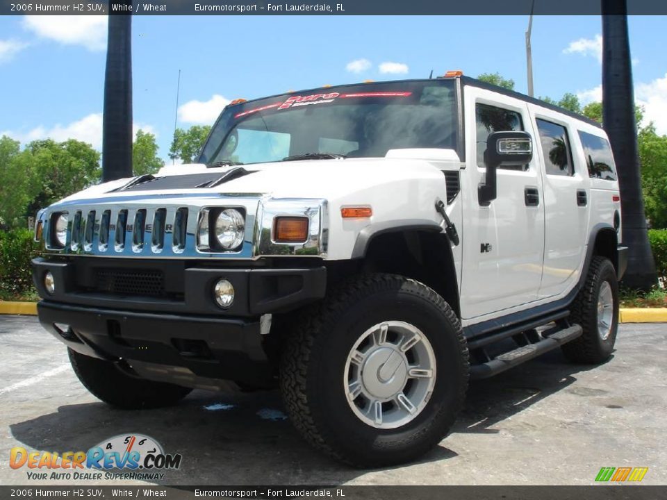 2006 Hummer H2 SUV White / Wheat Photo #1