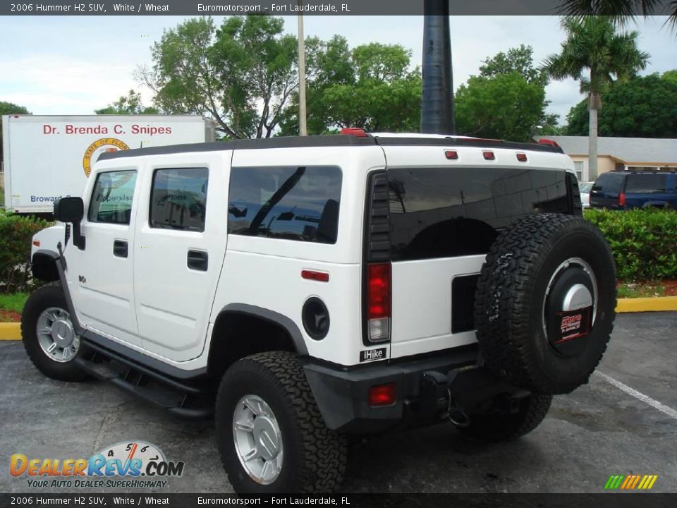 2006 Hummer H2 SUV White / Wheat Photo #3