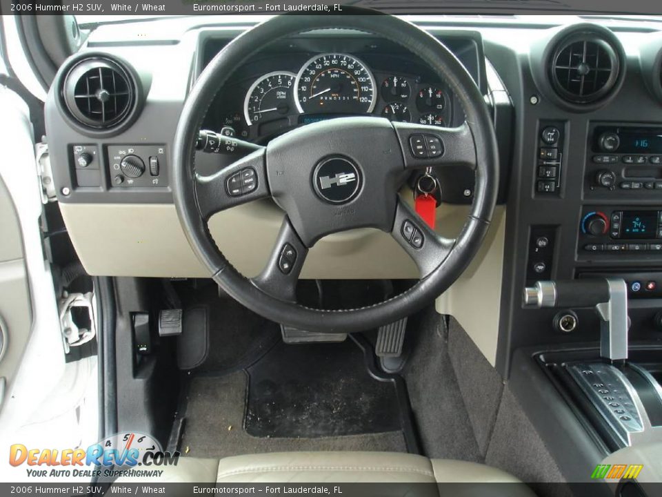 2006 Hummer H2 SUV White / Wheat Photo #4